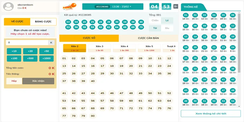 Các hình thức xổ số online phổ biến tại OK789